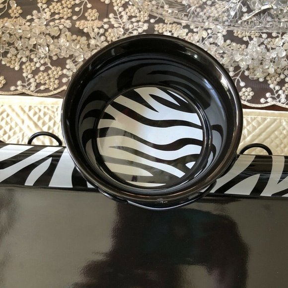 Zaza Zebra Hospitality 3 pc set NEW Celebrating Home Microwaveable - Picture 5 of 11